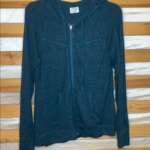 Long sleeve full zip hoodie